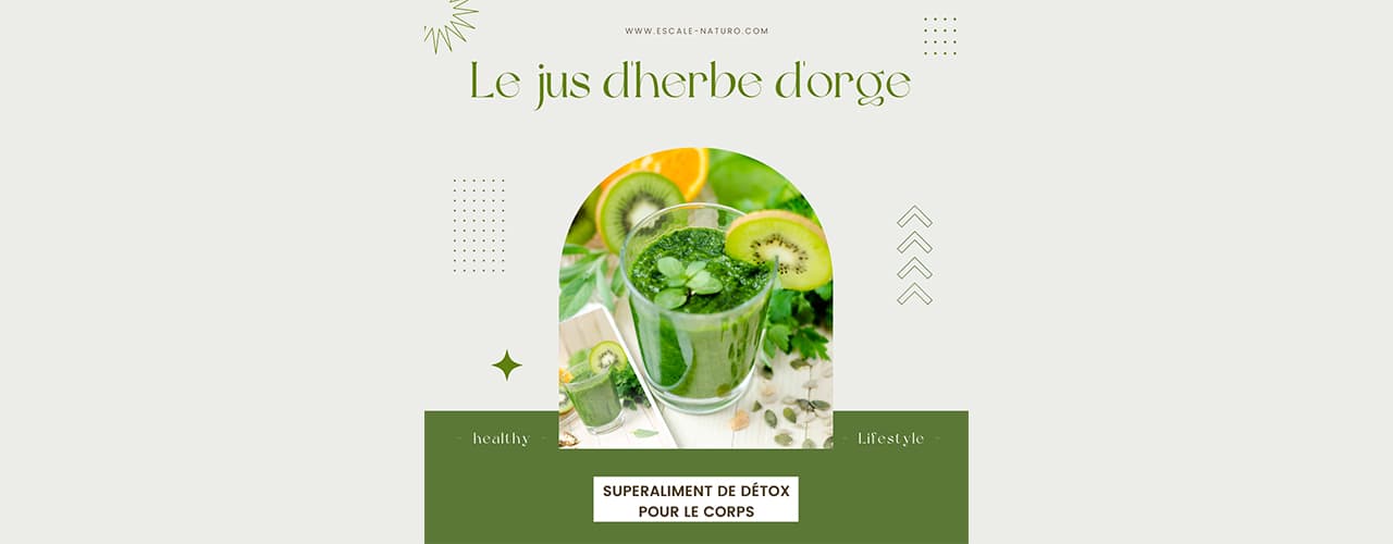 Le jus d'herbe d'orge