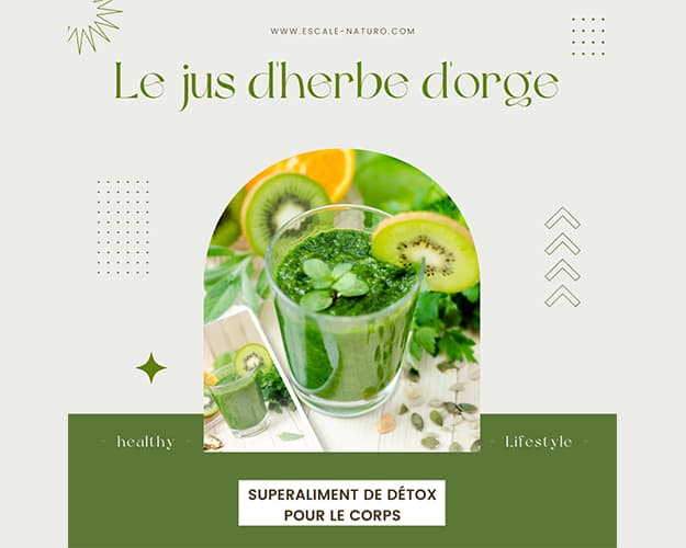 Le jus d'herbe d'orge